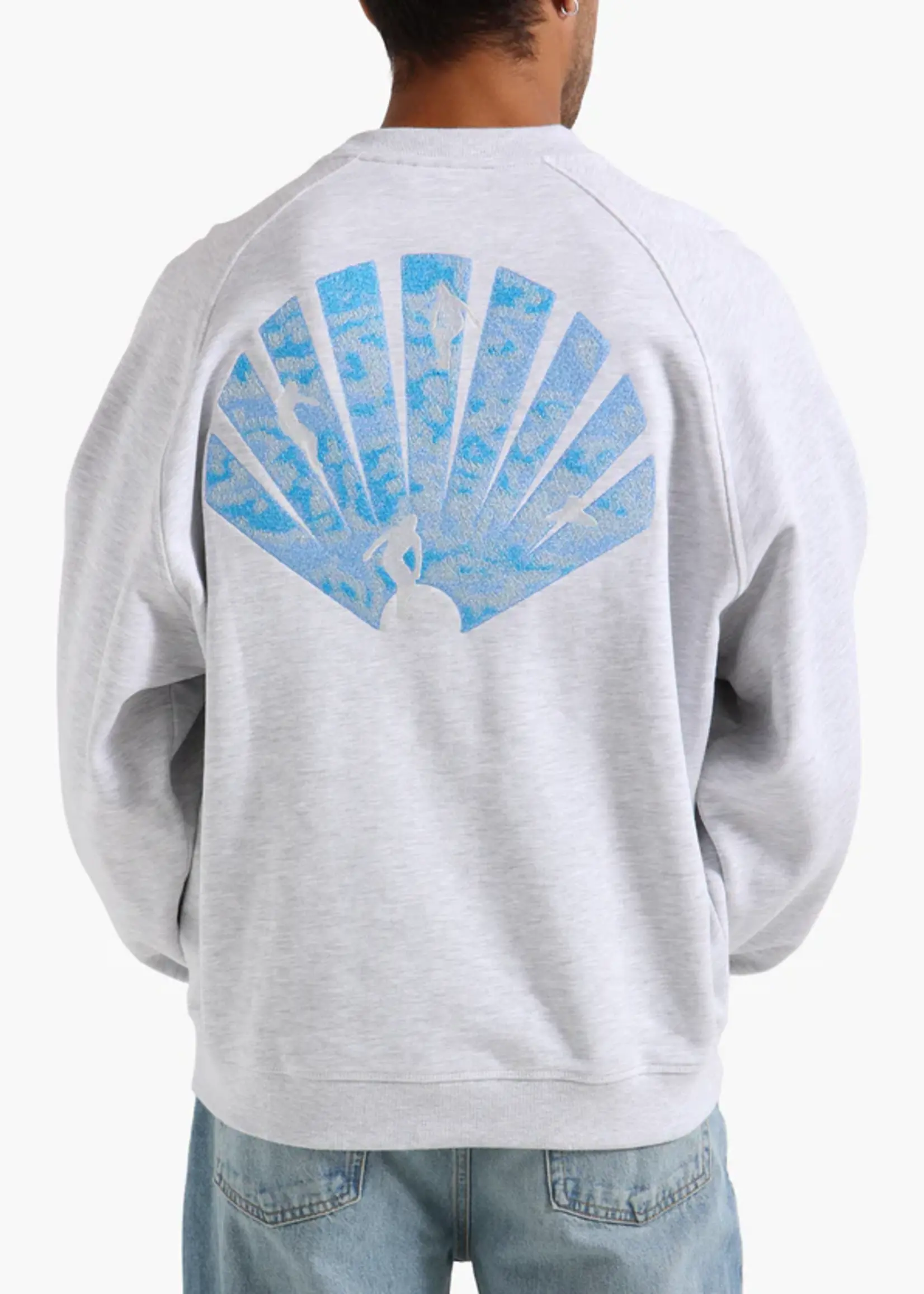 NEW AMSTERDAM SURF ASSOCIATION NEW AMSTERDAM SEA GLOW CREWNECK