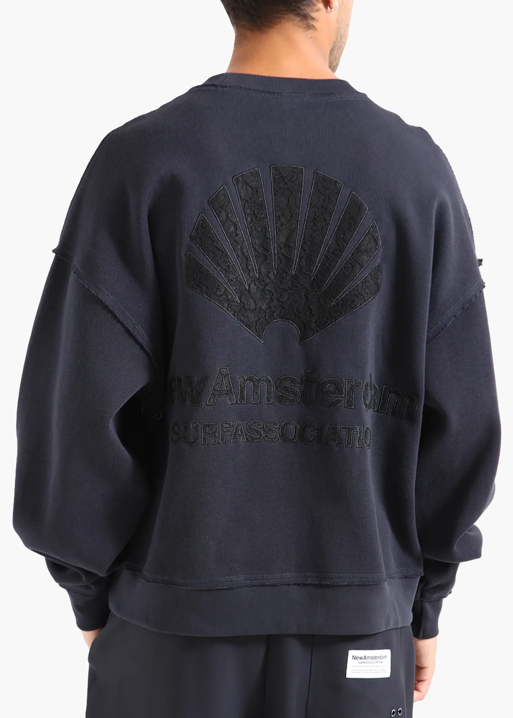 NEW AMSTERDAM SURF ASSOCIATION NEW AMSTERDAM LACE CREWNECK