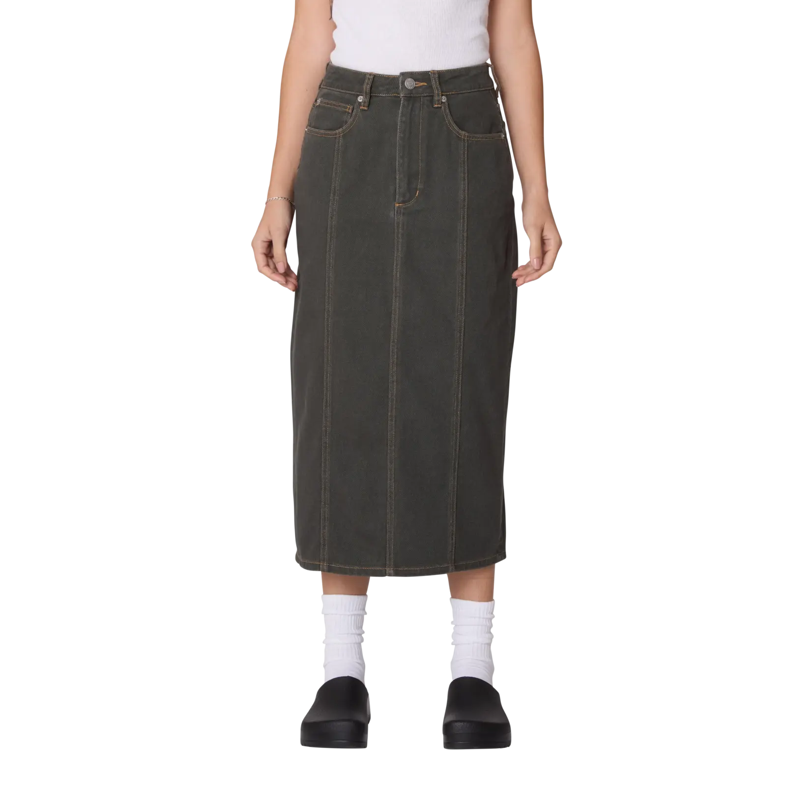 OBEY OBEY WOMEN FAYE PANEL SKIRT