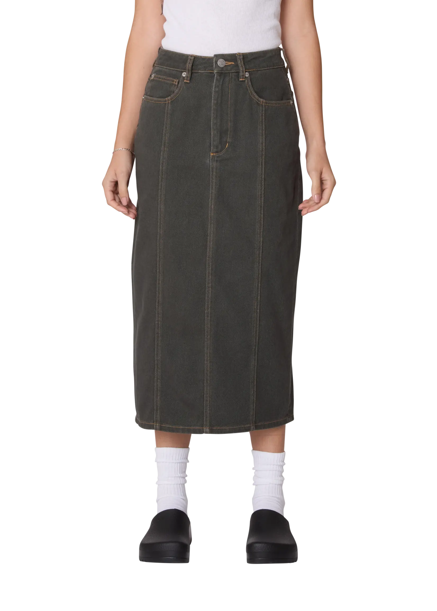 OBEY W OBEY FAYE PANEL SKIRT