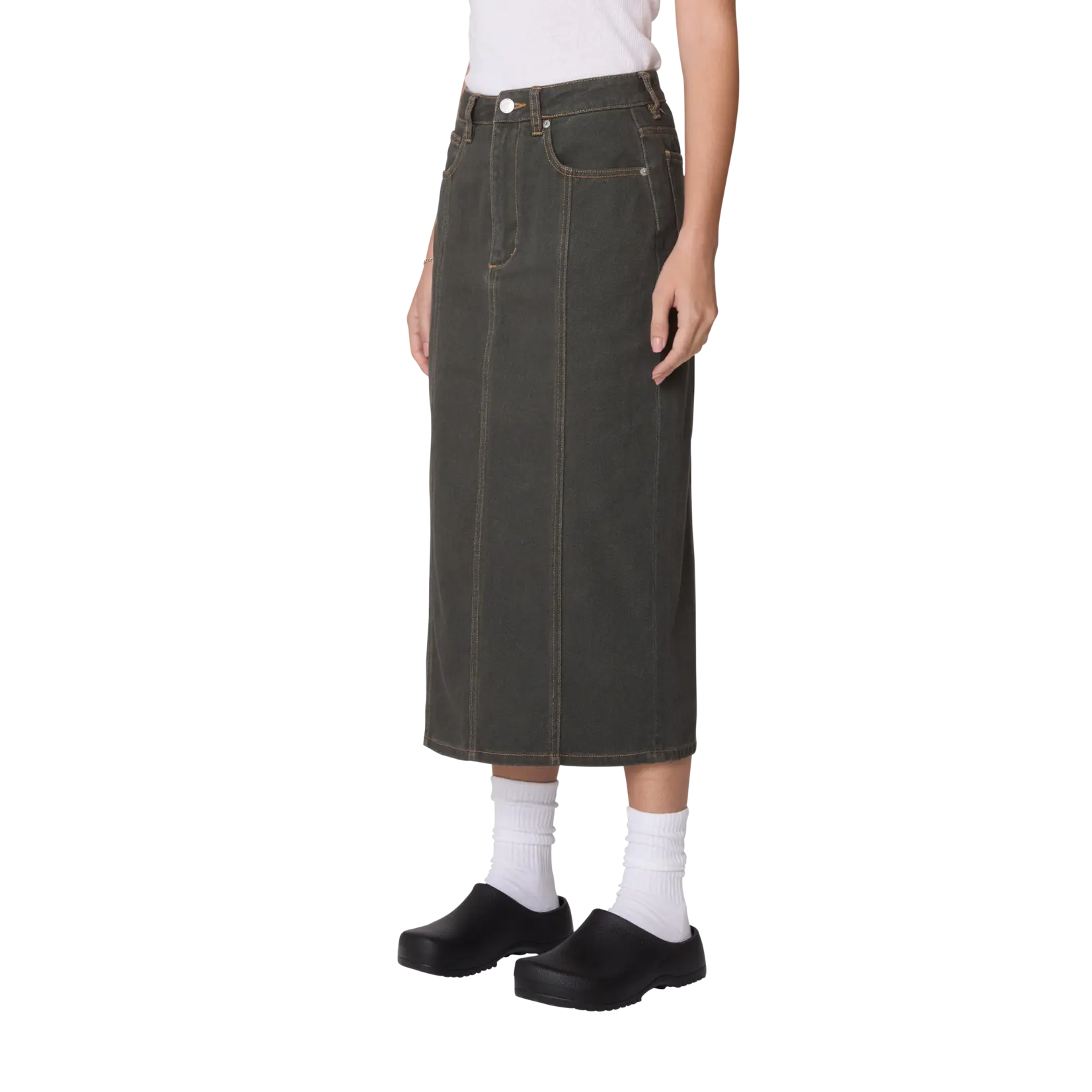OBEY OBEY WOMEN FAYE PANEL SKIRT