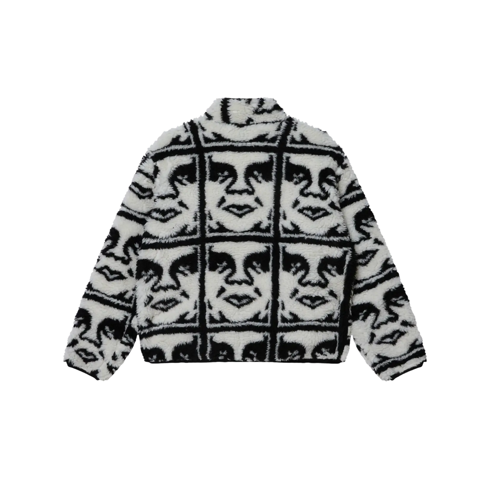 OBEY OBEY REPEATED ICON SHERPA JACKET