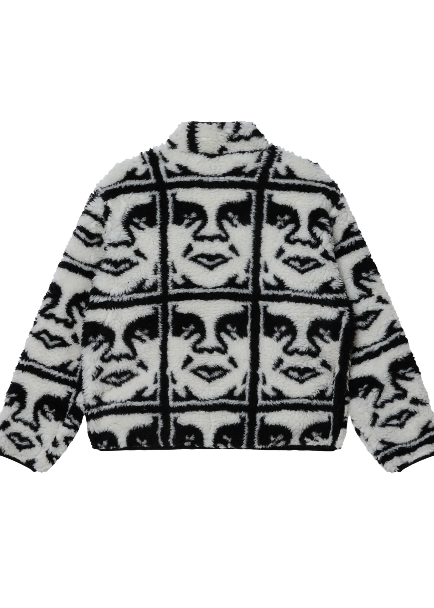 OBEY OBEY REPEATED ICON SHERPA JACKET
