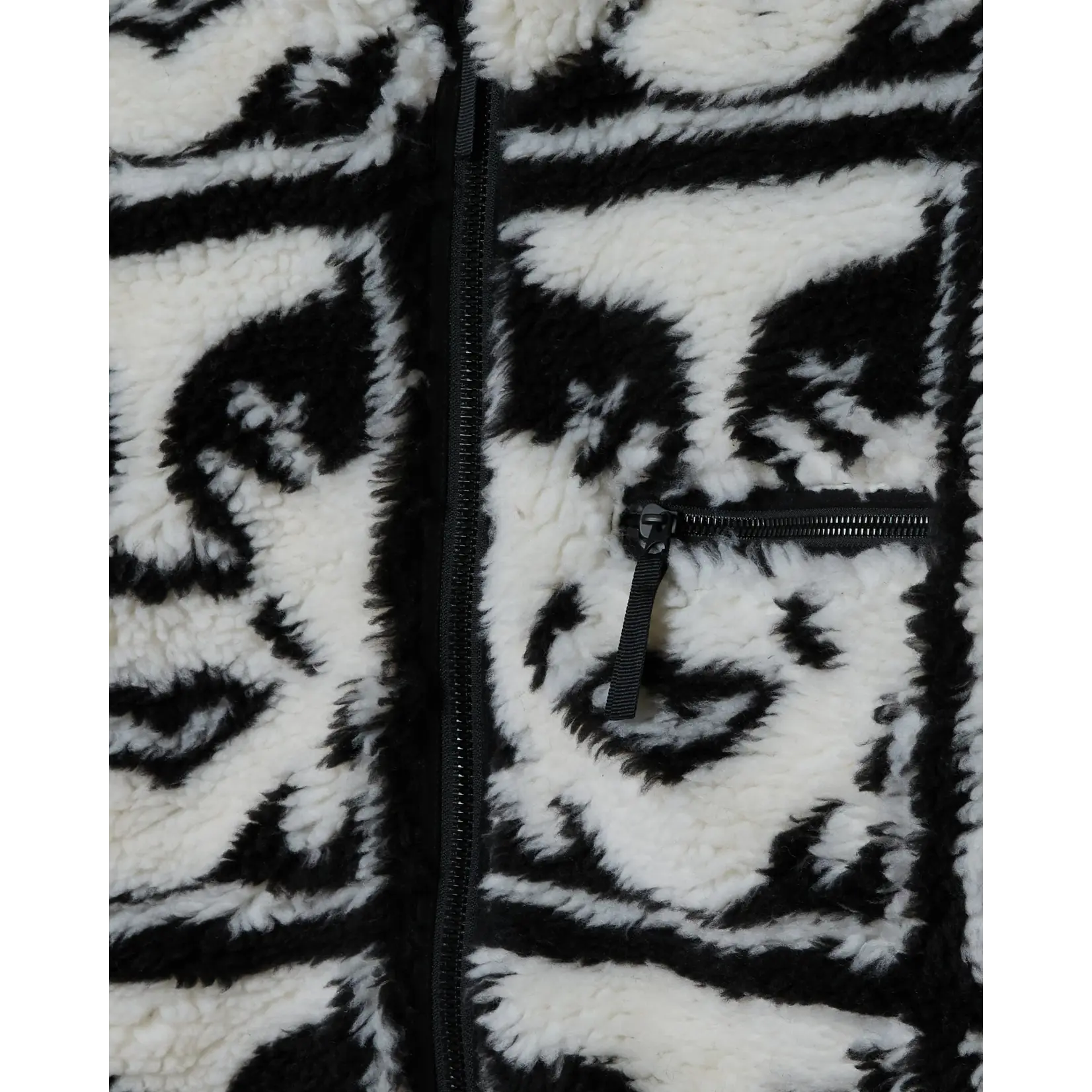 OBEY OBEY REPEATED ICON SHERPA JACKET