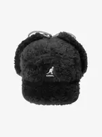 KANGOL KANGOL FAUX SHEARLING UTILITY FLAP CLAP