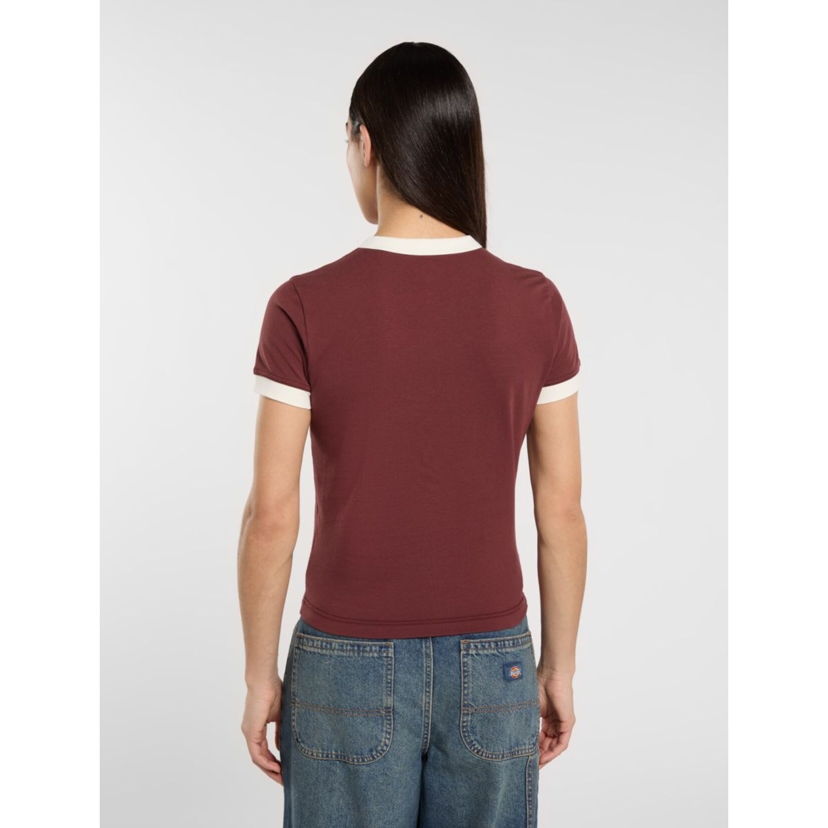 DICKIES DICKIES WOMEN SLAYDEN RINGER TEE SS