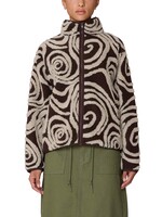 OBEY W OBEY SWIRLS JACQUARD ZIP JACKET