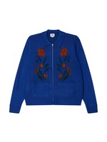 OBEY OBEY FLORAL ZIP CARDIGAN
