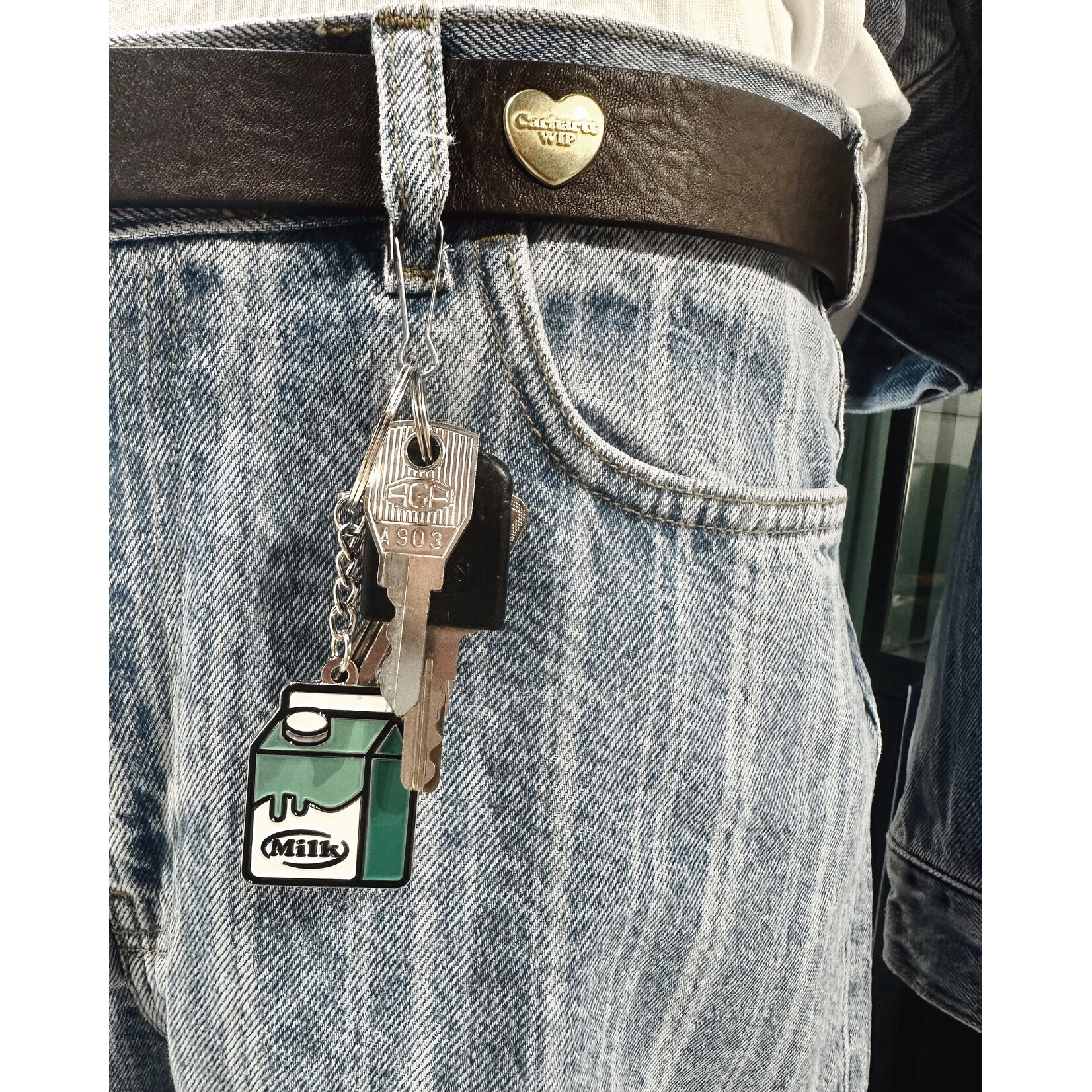 MILK KEYCHAIN