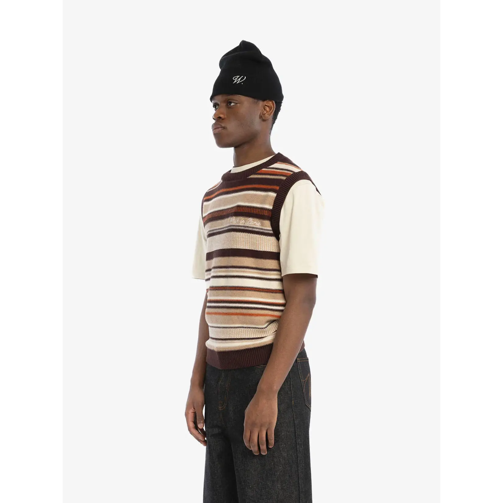 WALK IN PARIS WALK IN PARIS  GRANDMA SLEEVELESS KNIT TOP