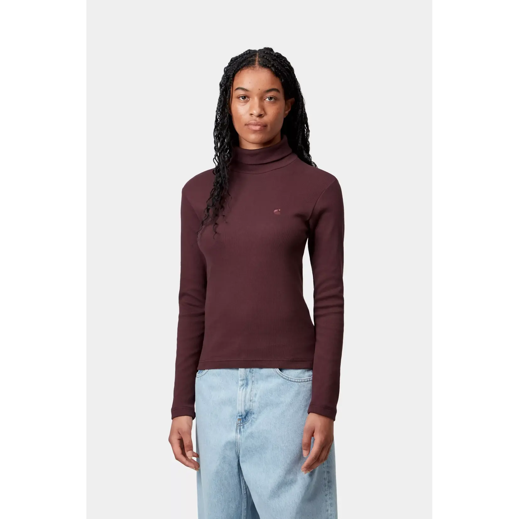 CARHARTT WIP W CARHARTT WIP L/S PHILIPA MOCKNECK T-SHIRT