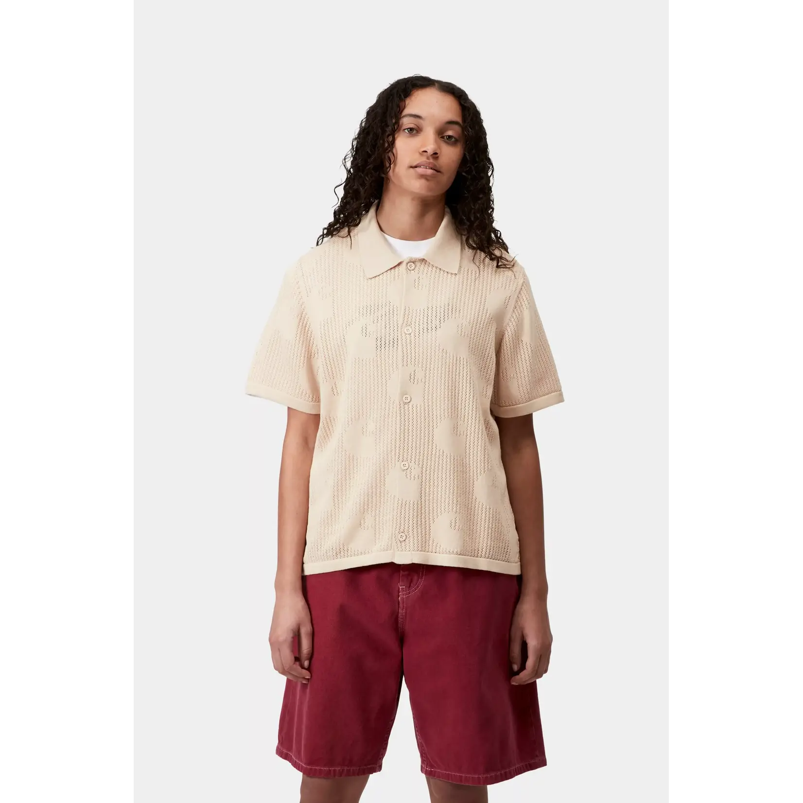 CARHARTT WIP W CARHARTT S/S TEMPLE KNIT SHIRT