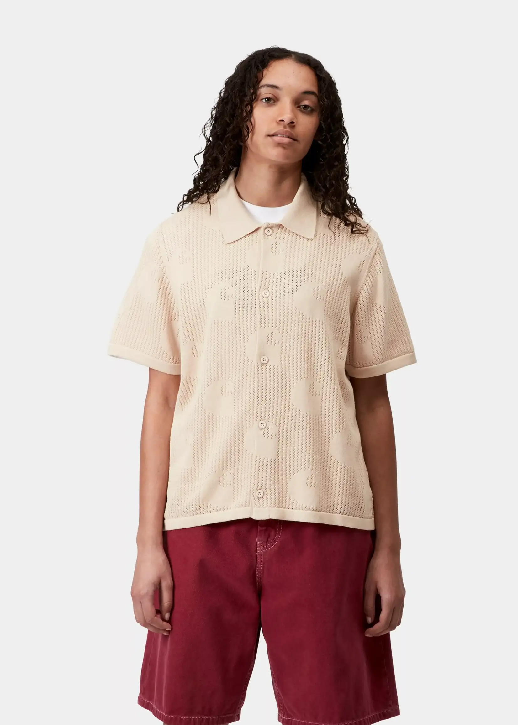 CARHARTT WIP W CARHARTT S/S TEMPLE KNIT SHIRT