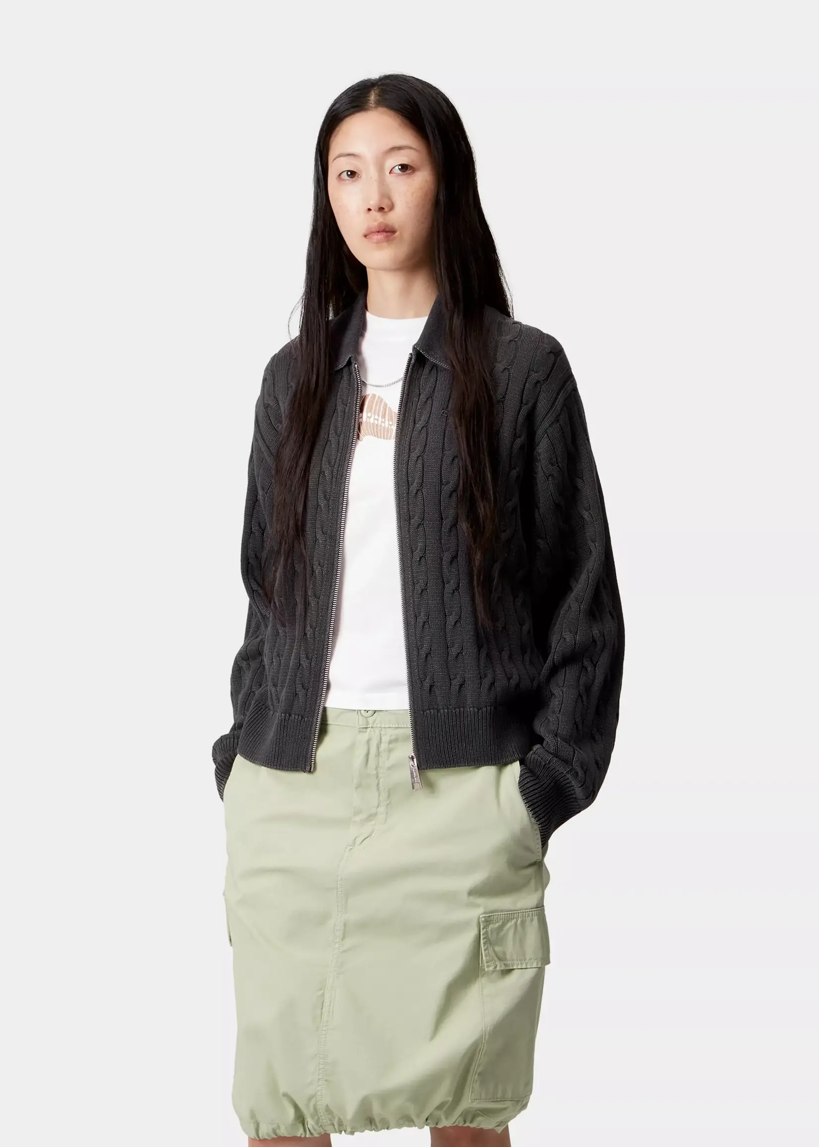 CARHARTT WIP W CARHARTT CARTER SWEATER JACKET