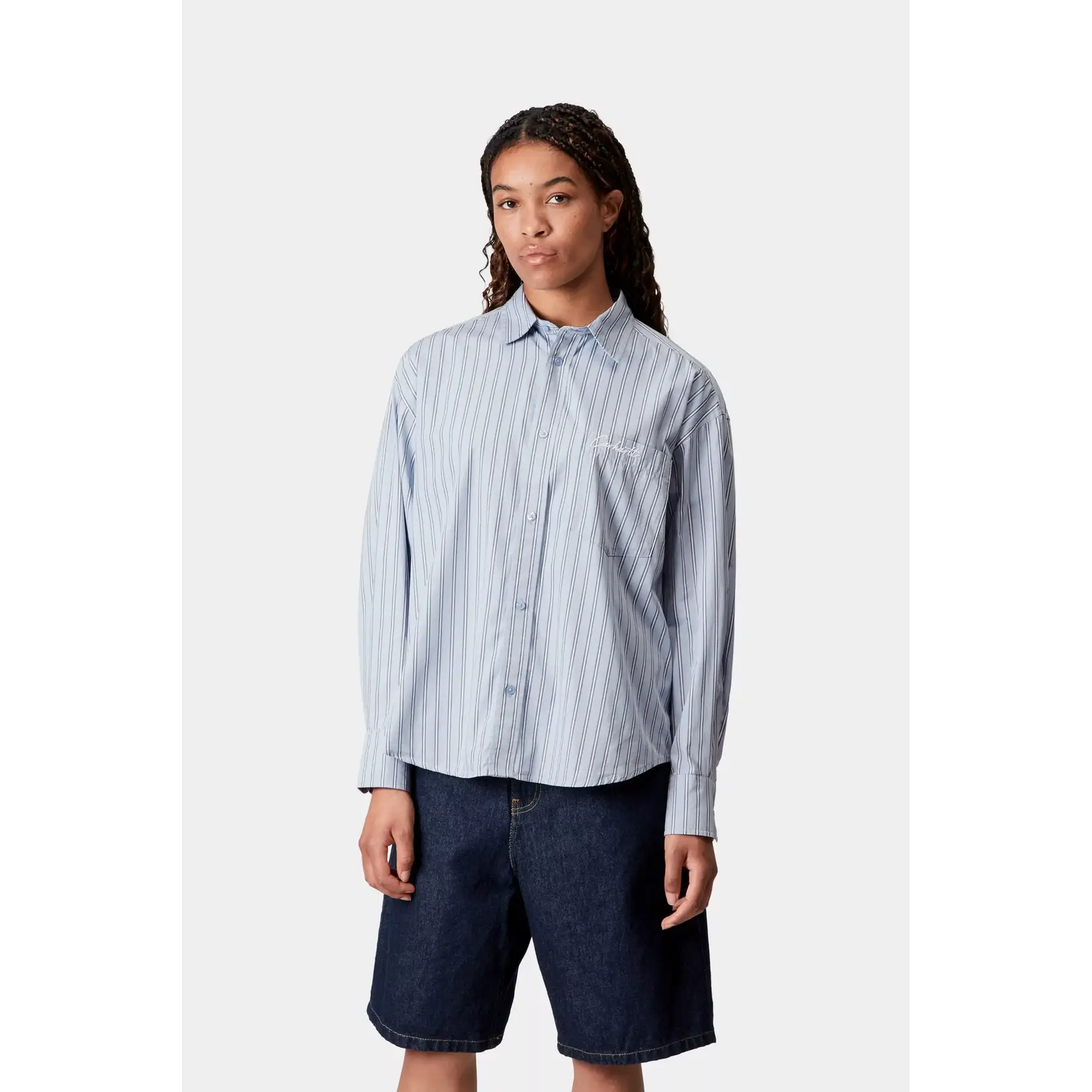CARHARTT WIP W CARHARTT L/S GRIMSBY SHIRT