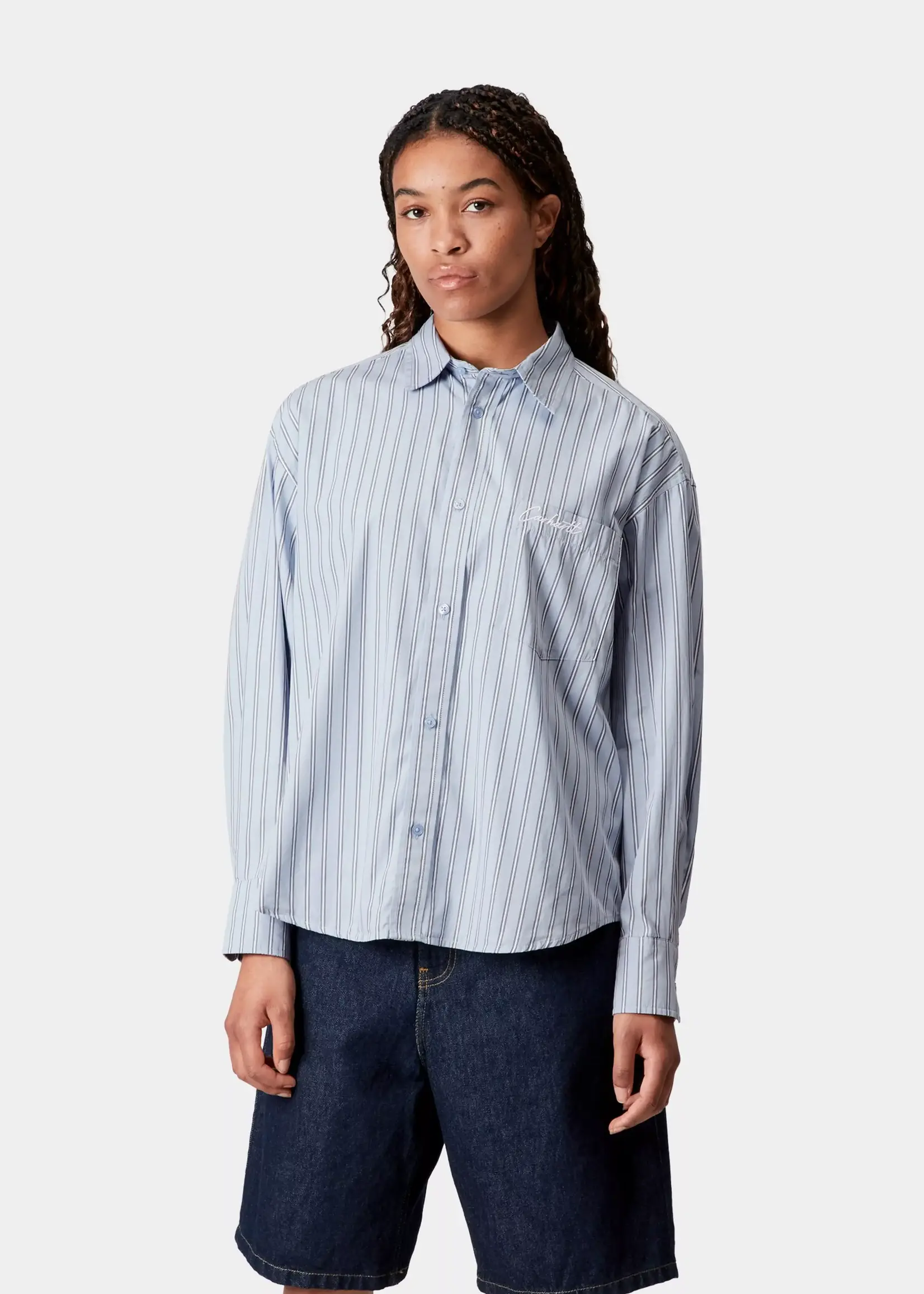 CARHARTT WIP W CARHARTT L/S GRIMSBY SHIRT