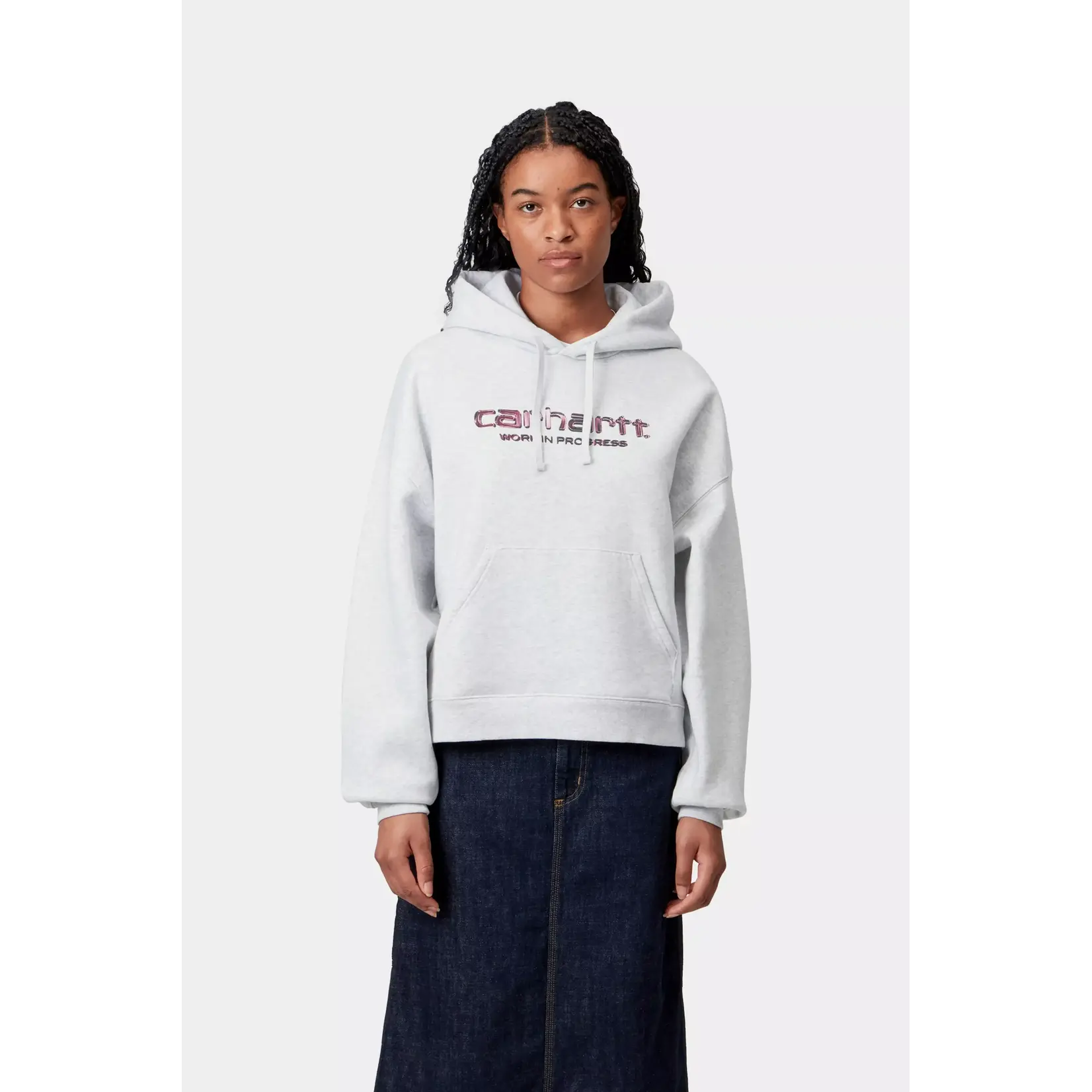 CARHARTT WIP W CARHARTT WIP HOODED SOLAR CHROME SWEAT