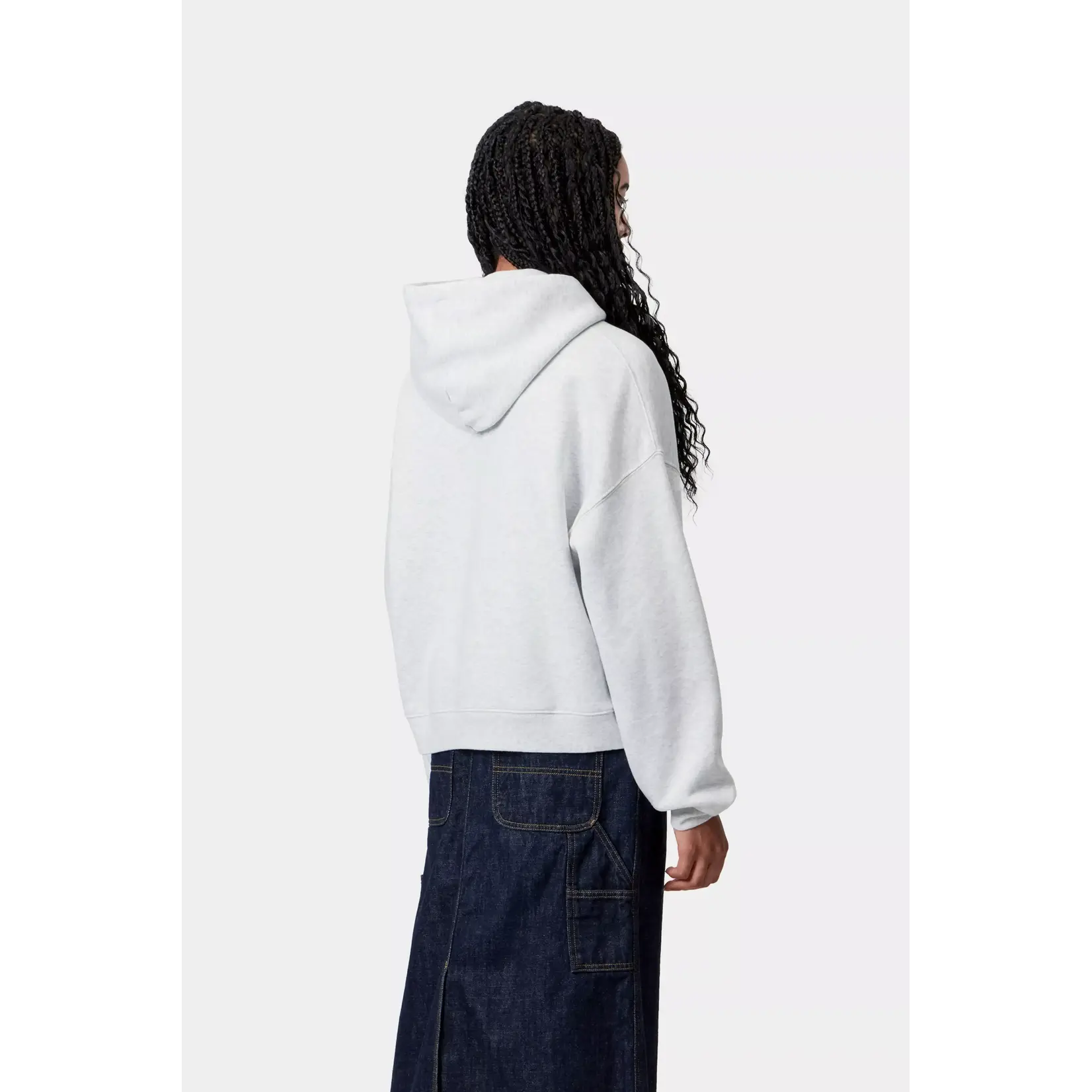 CARHARTT WIP W CARHARTT WIP HOODED SOLAR CHROME SWEAT