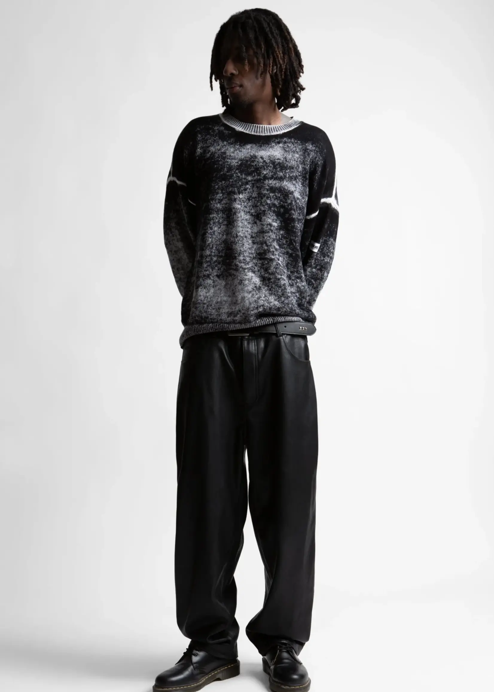 WASTED PARIS WASTED PARIS FAUX LEATHER CASPER PANT