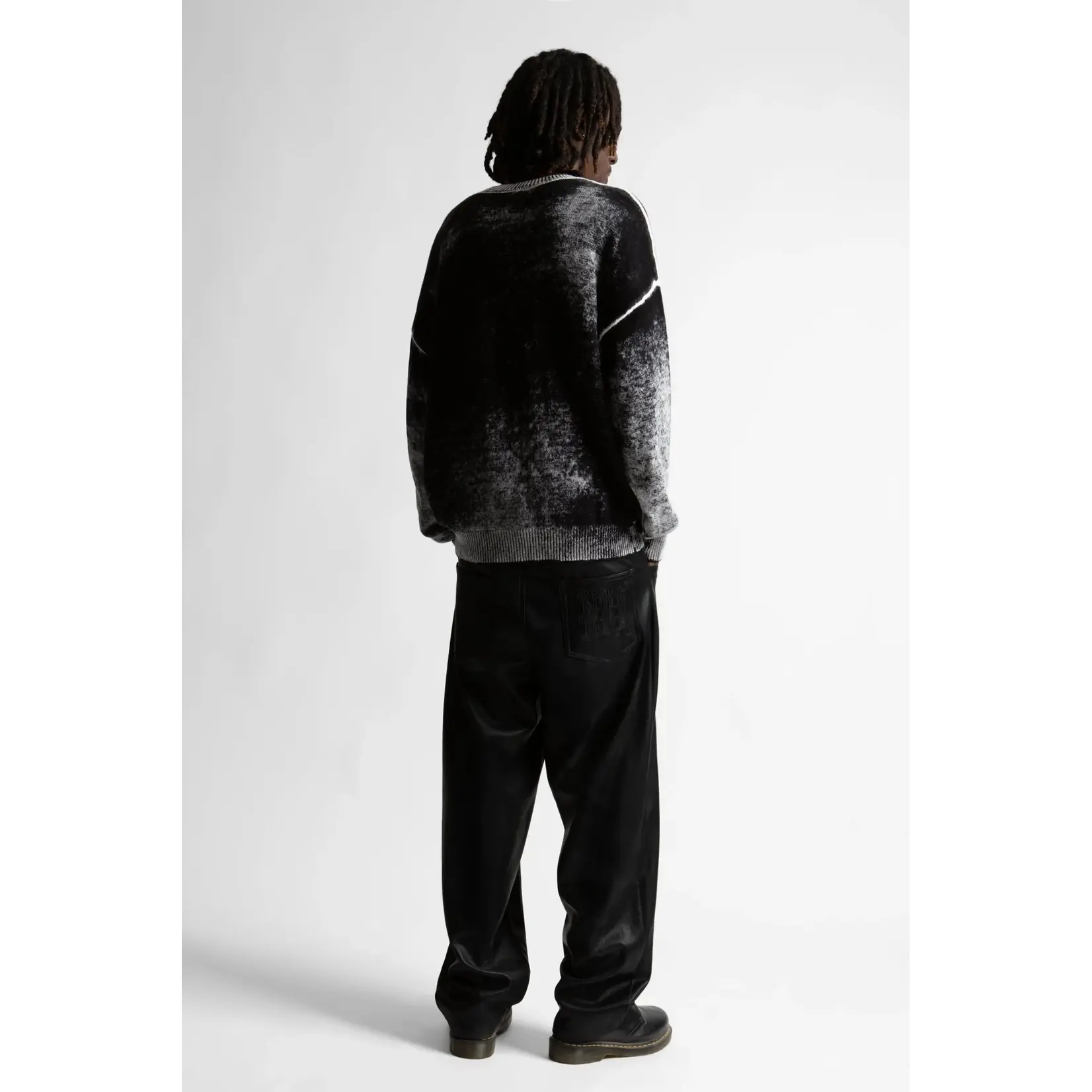 WASTED PARIS WASTED PARIS FAUX LEATHER CASPER PANT