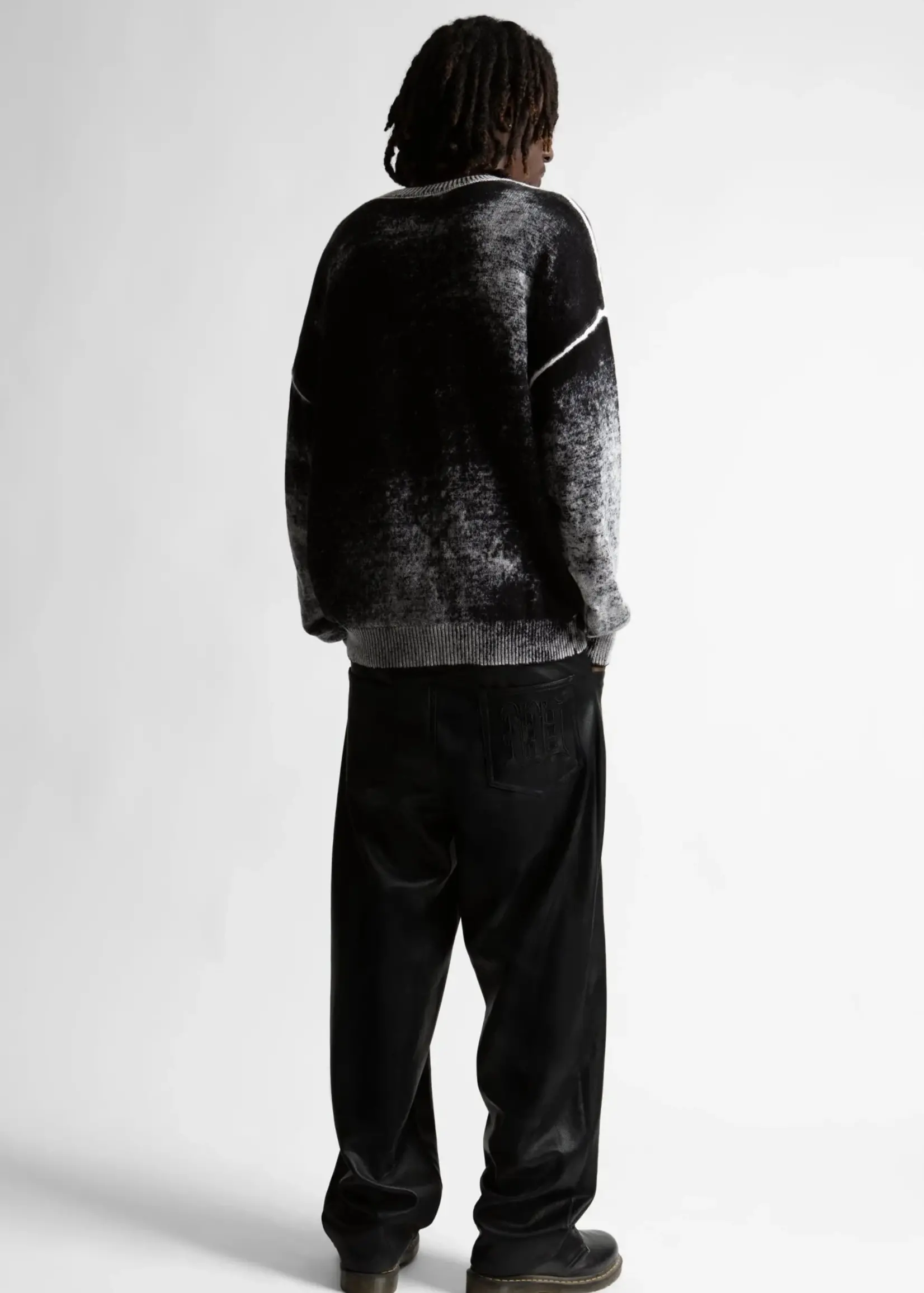 WASTED PARIS WASTED PARIS FAUX LEATHER CASPER PANT