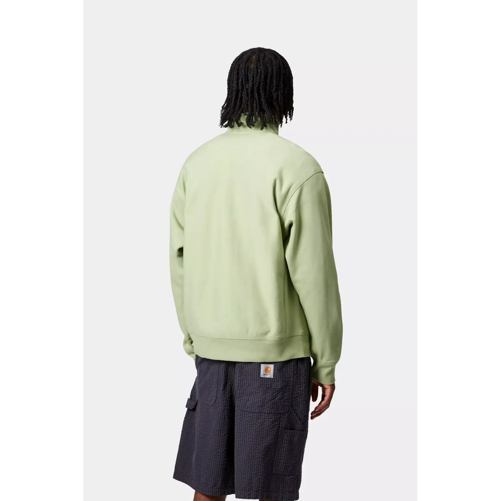 CARHARTT WIP CARHARTT WIP HALF ZIP AMERICAN SCRIPT SWEAT