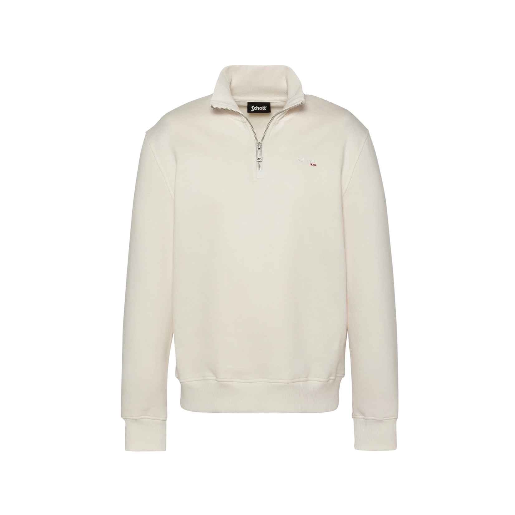 SCHOTT SWEATSHIRT COL CAMIONNEUR