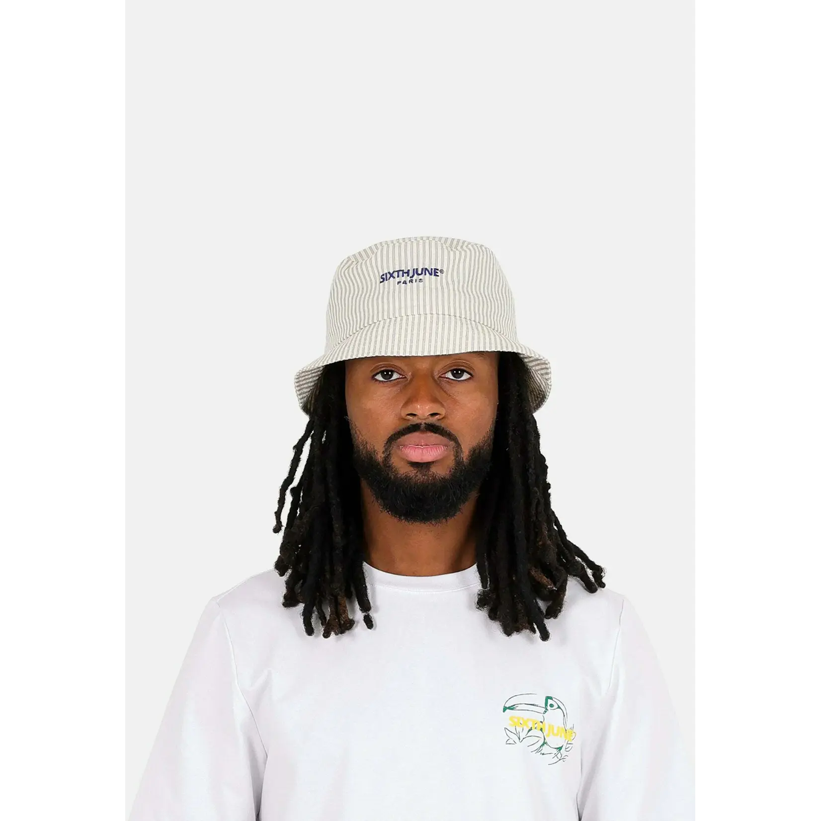 SIXTH JUNE SIXTH JUNE TEXTURED STRIPES HAT