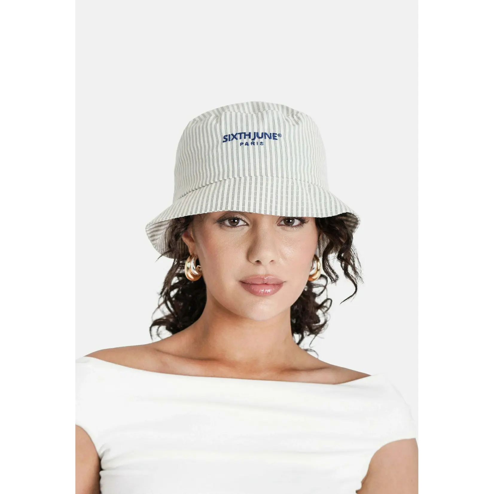 SIXTH JUNE SIXTH JUNE TEXTURED STRIPES HAT