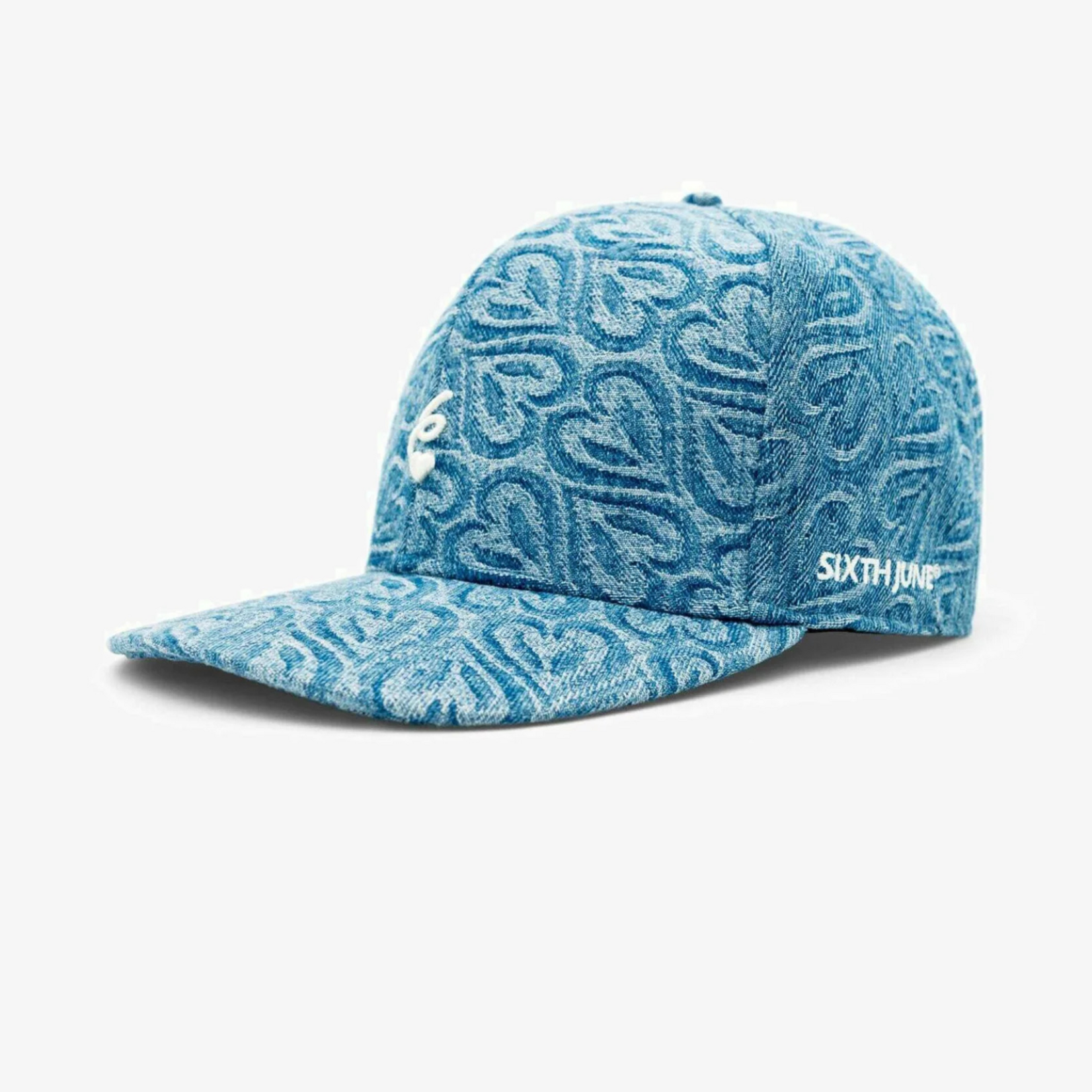 SIXTH JUNE SIXTH JUNE ALL OVER HEART DENIM CAP