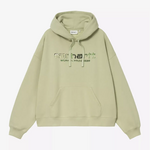 CARHARTT WIP W CARHARTT HOODED SOLAR CHROME SWEAT