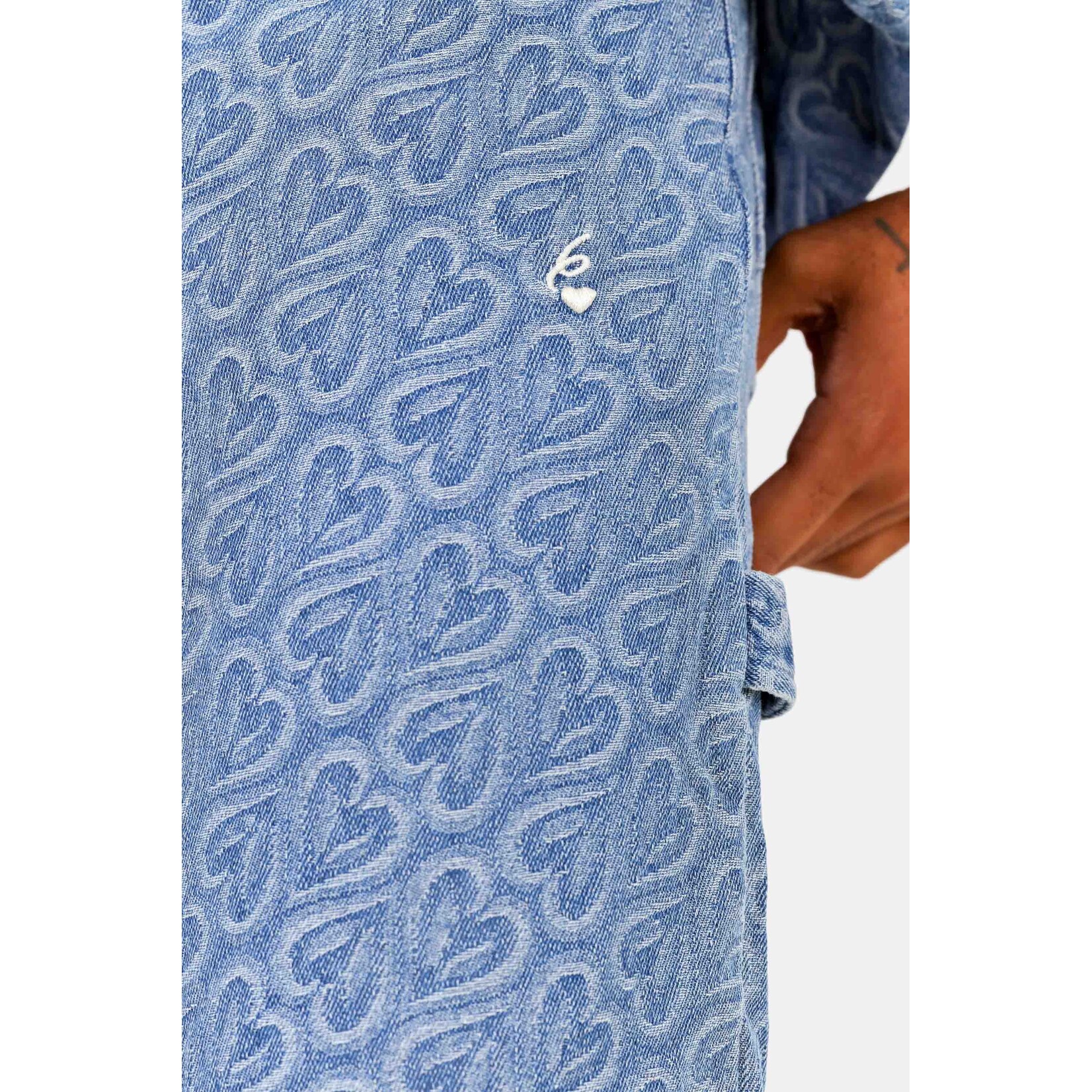 SIXTH JUNE SIXTH JUNE ALL OVER HEART DENIM SHORT