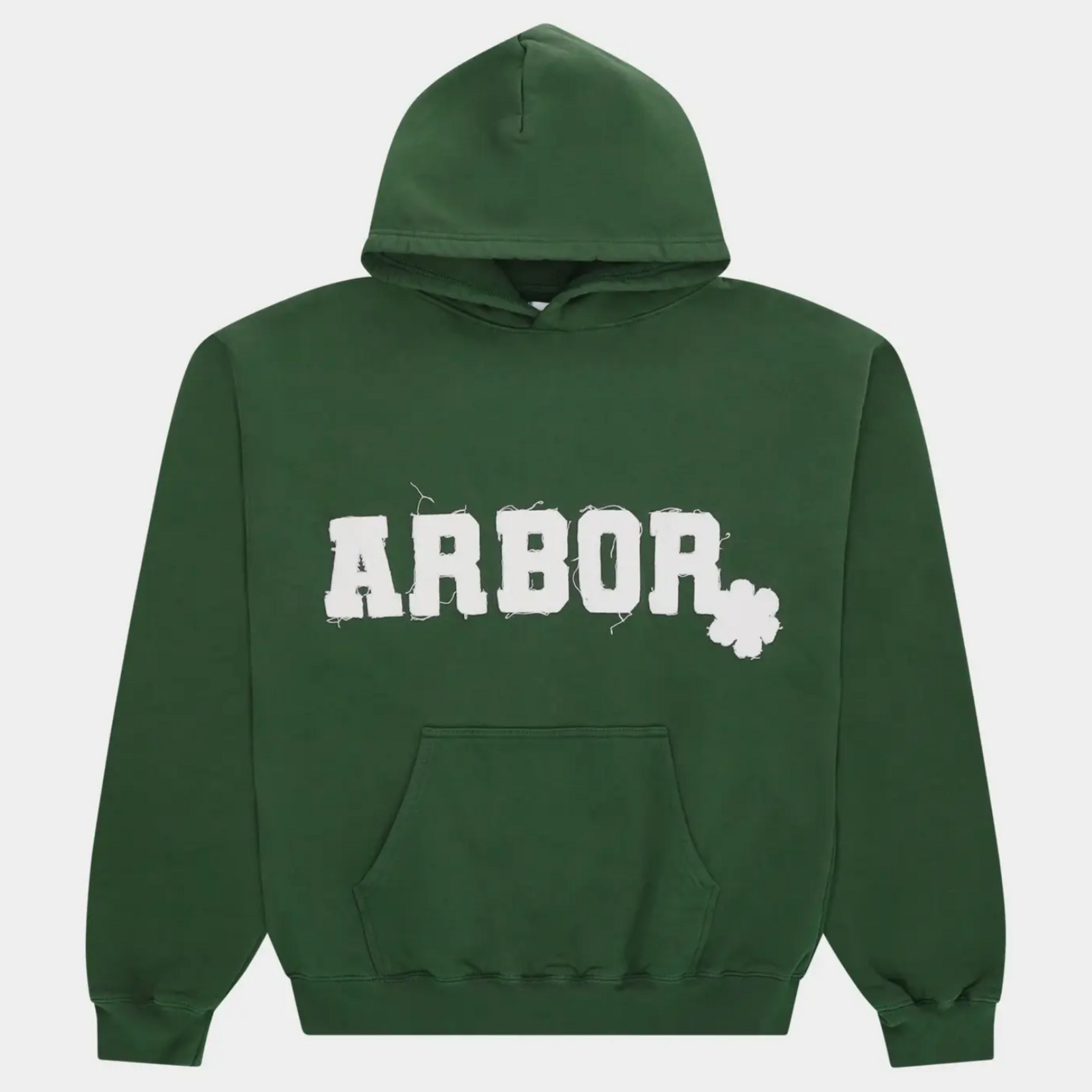 ARBOR ANTWERP ARBOR ANTWERP DISTRESSED FLOWER HOODIE