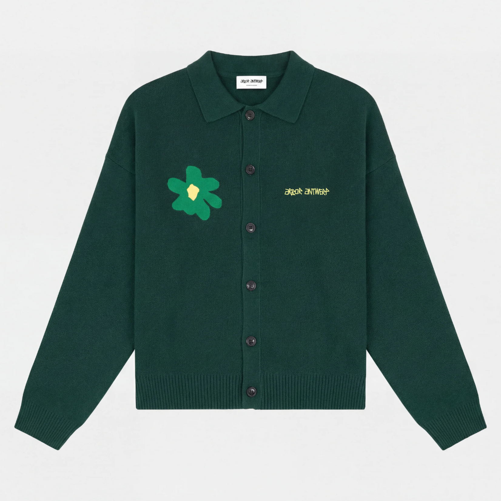 ARBOR ANTWERP ARBOR FLOWER POLO KNIT