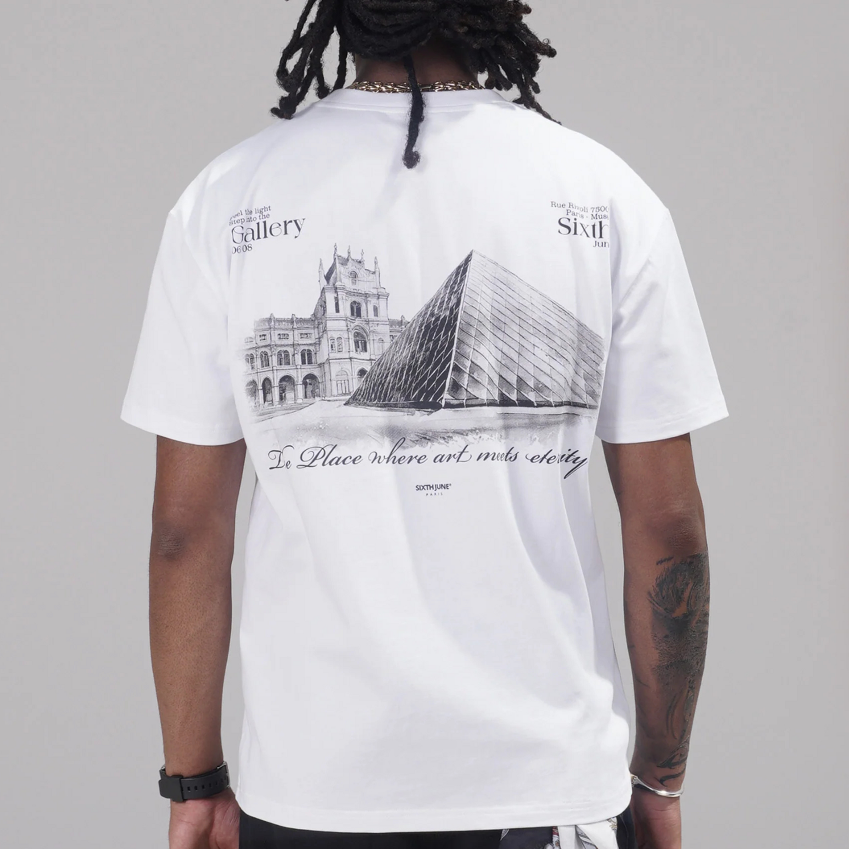 SIXTH JUNE SIXTH JUNE LOUVRE PRINTED SS TSHIRT