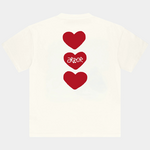 ARBOR ANTWERP ARBOR ANTWERP TRIPLE HEART T-SHIRT