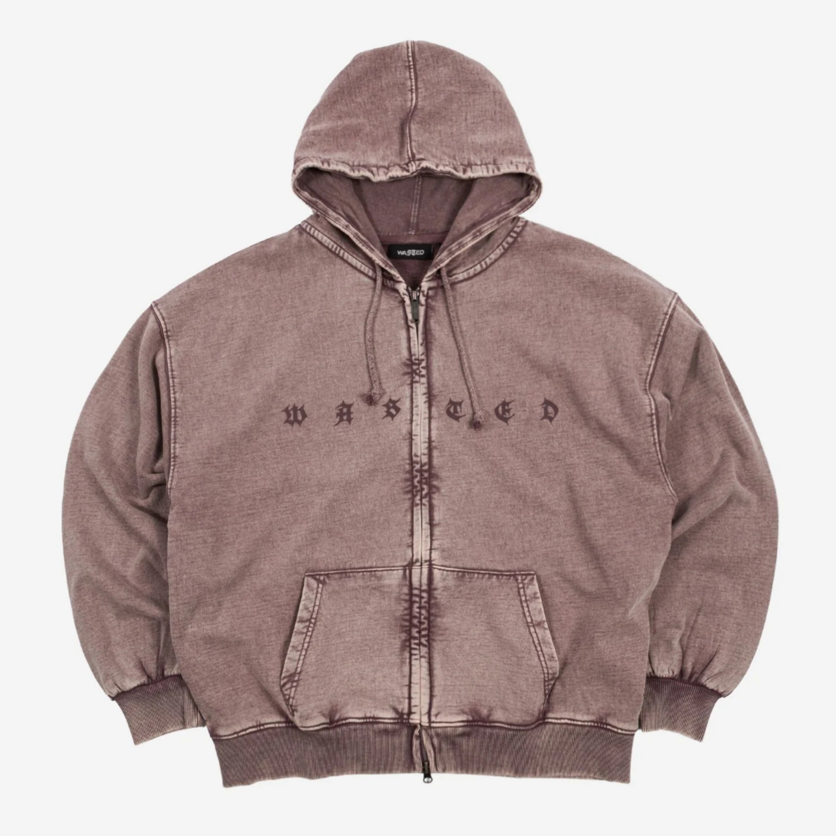 WASTED PARIS WP SPLINTER FADED ZIP HOODIE