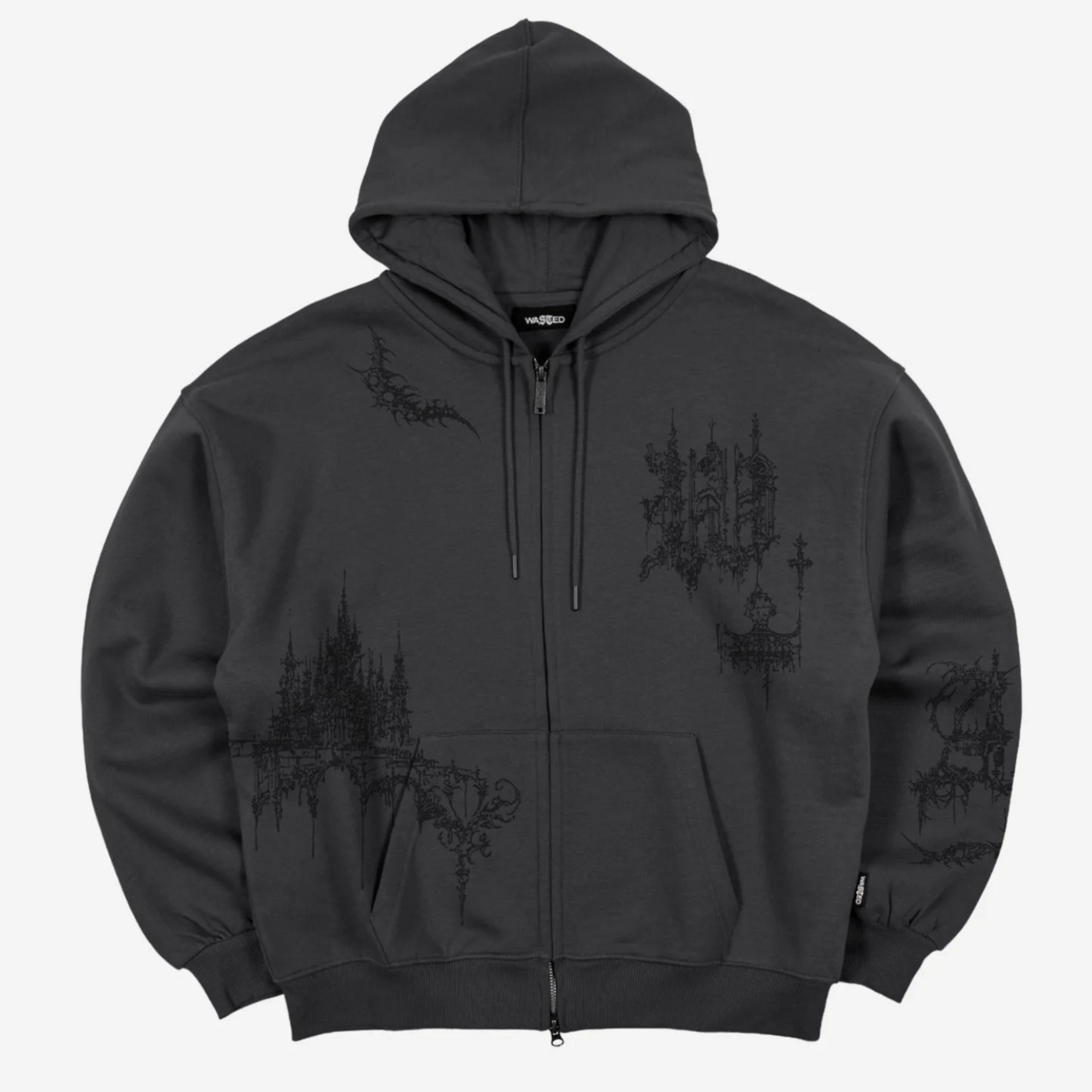 WASTED PARIS WASTED PARIS STRONGHOLD BOXY ZIP HOODIE
