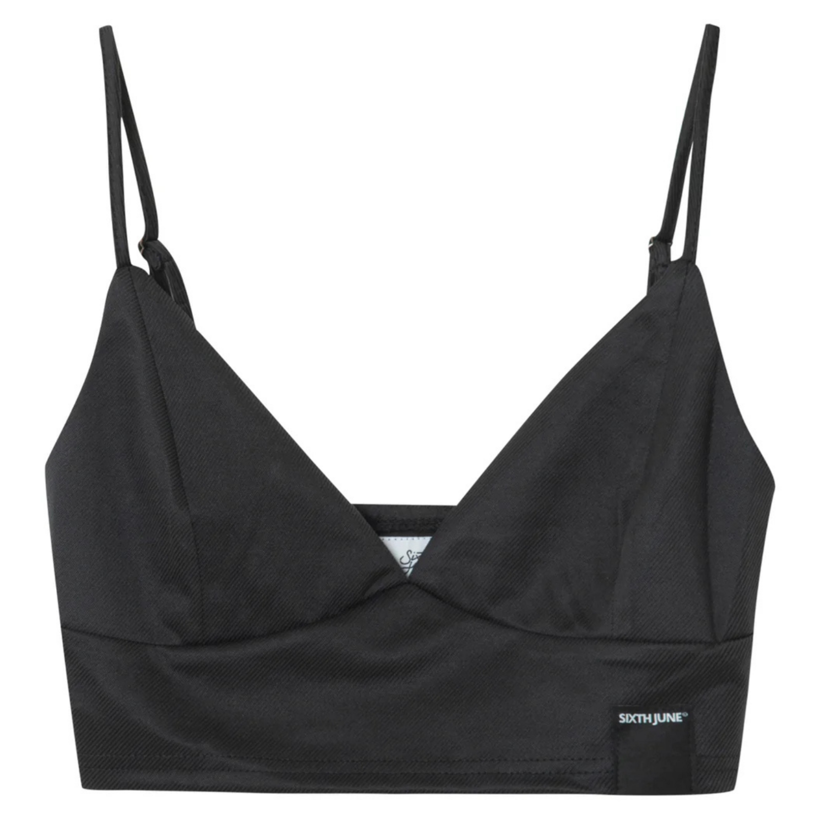 SIXTH JUNE W SIXTH JUNE RIBBED CROP TOP