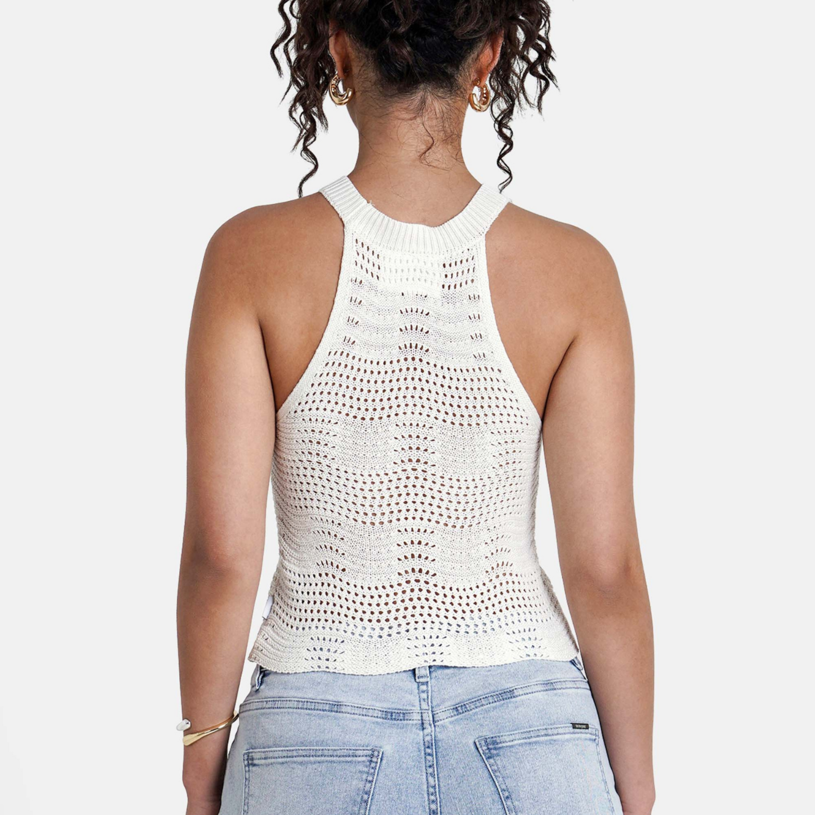 SIXTH JUNE SIXTH JUNE WOMEN  KNIT CROPPED TANK TOP