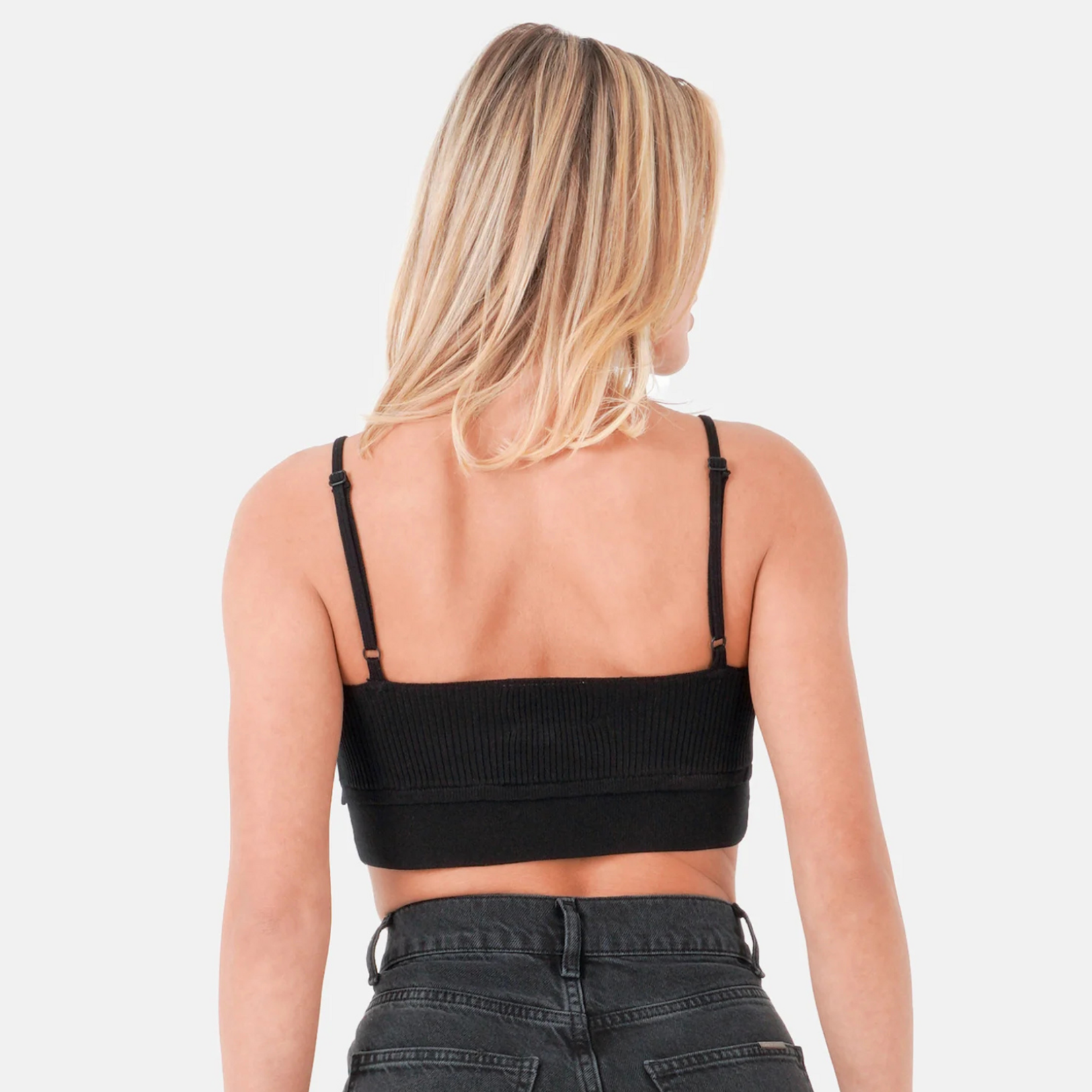 SIXTH JUNE SIXTH JUNE WOMEN KNITTED STRAP BRALETTE