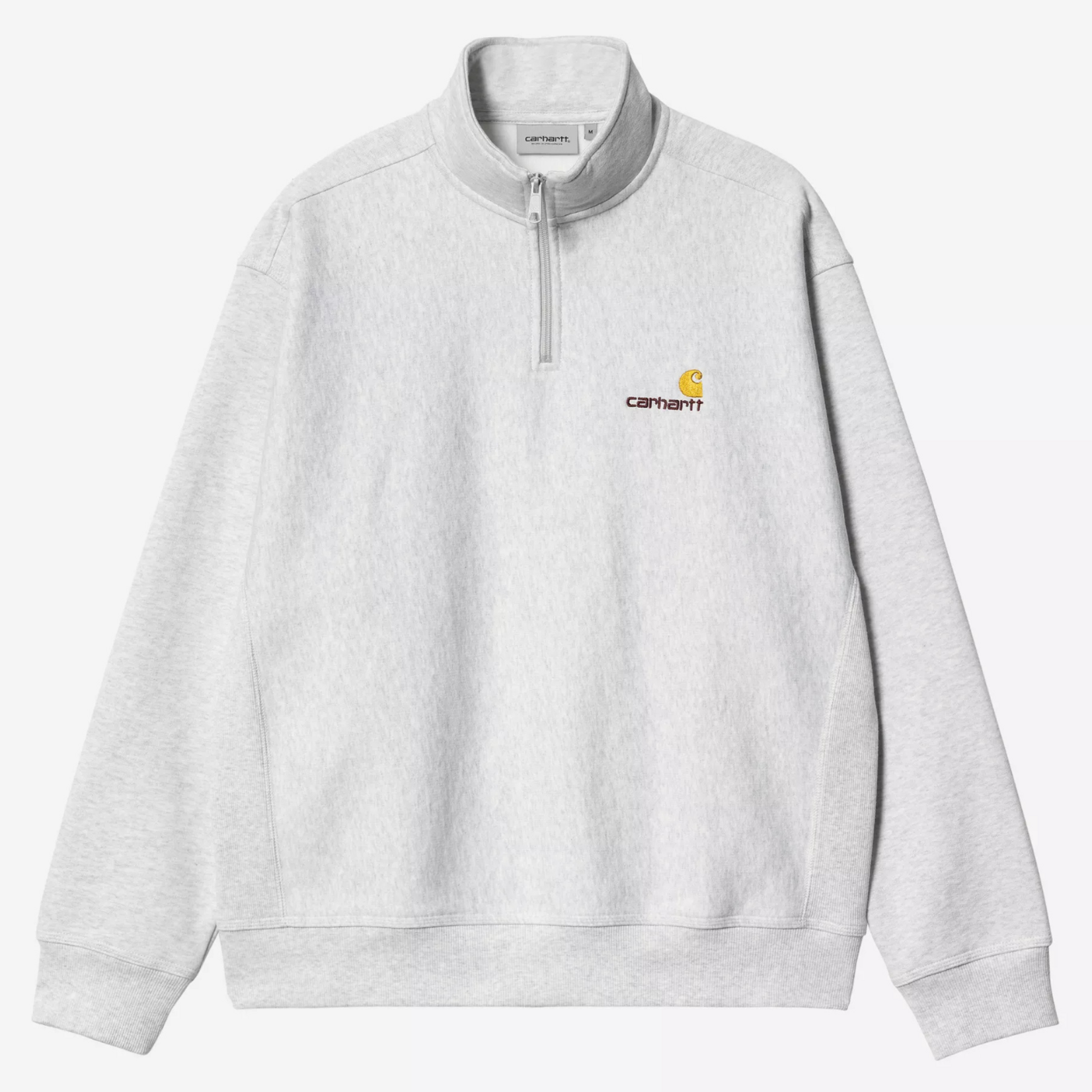 CARHARTT WIP CARHARTT WIP HALF ZIP AMERICAN SCRIPT SWEAT