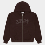 ARBOR ANTWERP ARBOR ANTWERP DOTLINE ZIPPER HOODIE