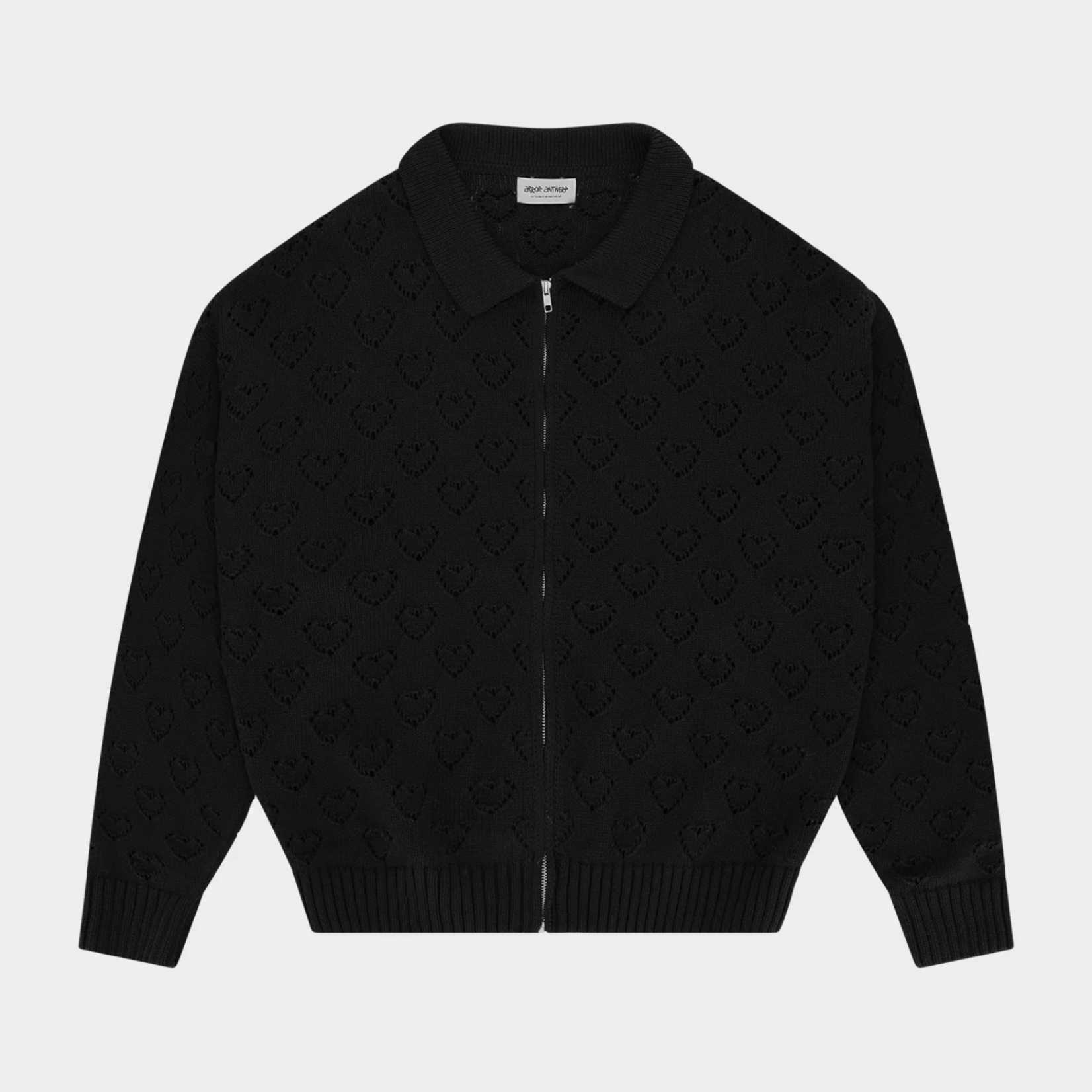 ARBOR ANTWERP ARBOR ANTWERP HEART ZIP KNIT