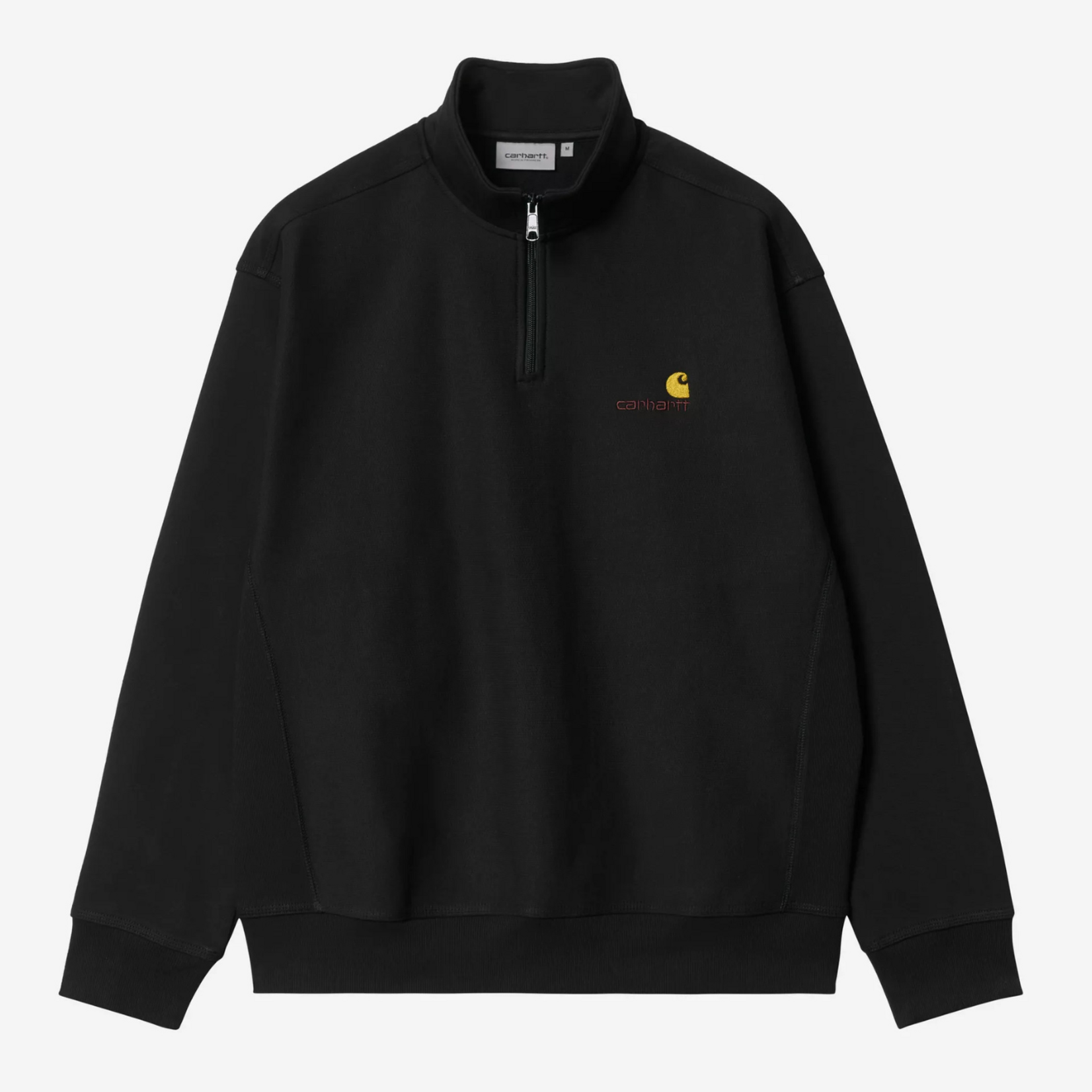 CARHARTT WIP CARHARTT WIP HALF ZIP AMERICAN SCRIPT SWEAT