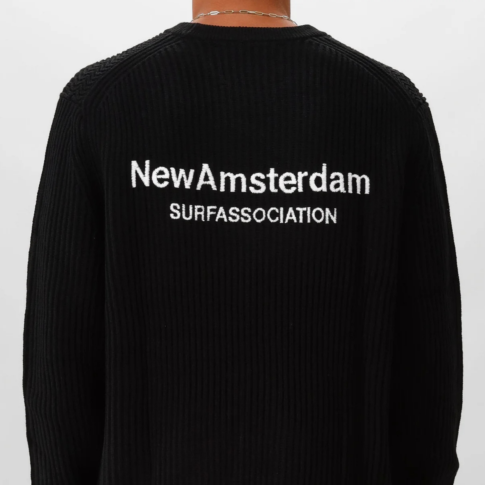 NEW AMSTERDAM SURF ASSOCIATION NEW AMSTERDAM KNITTED CREWNECK