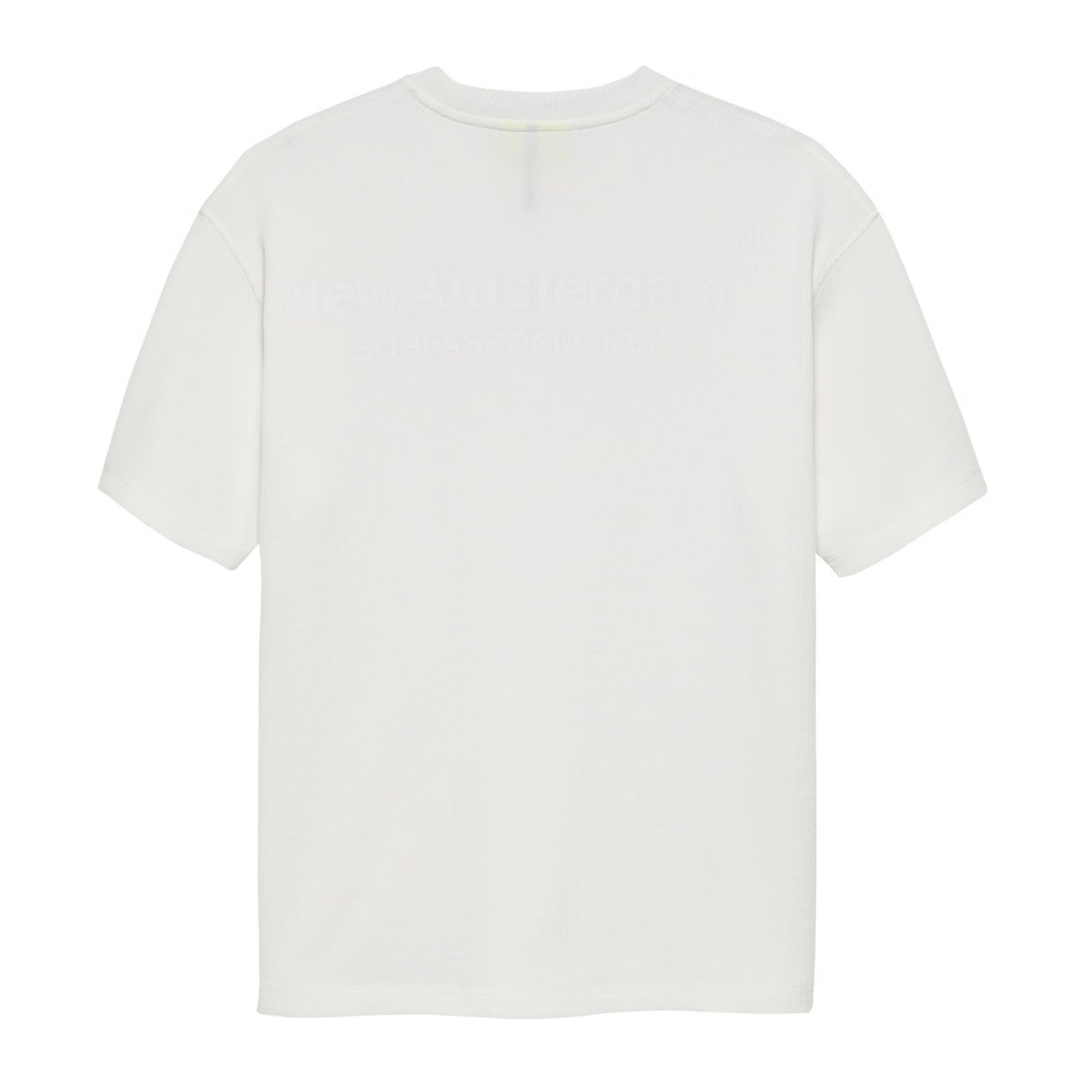 NEW AMSTERDAM SURF ASSOCIATION NEW AMSTERDAM LOGO TEE WAFFLE
