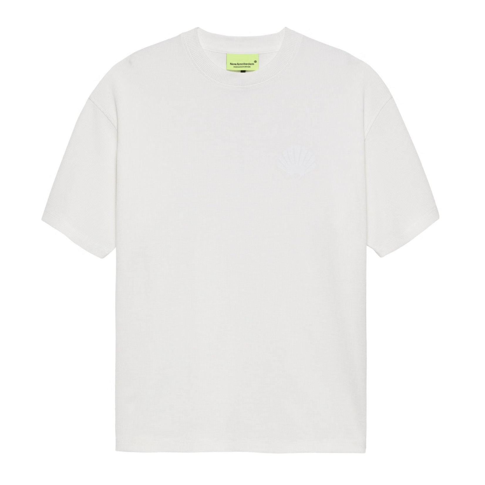 NEW AMSTERDAM SURF ASSOCIATION NEW AMSTERDAM LOGO TEE WAFFLE