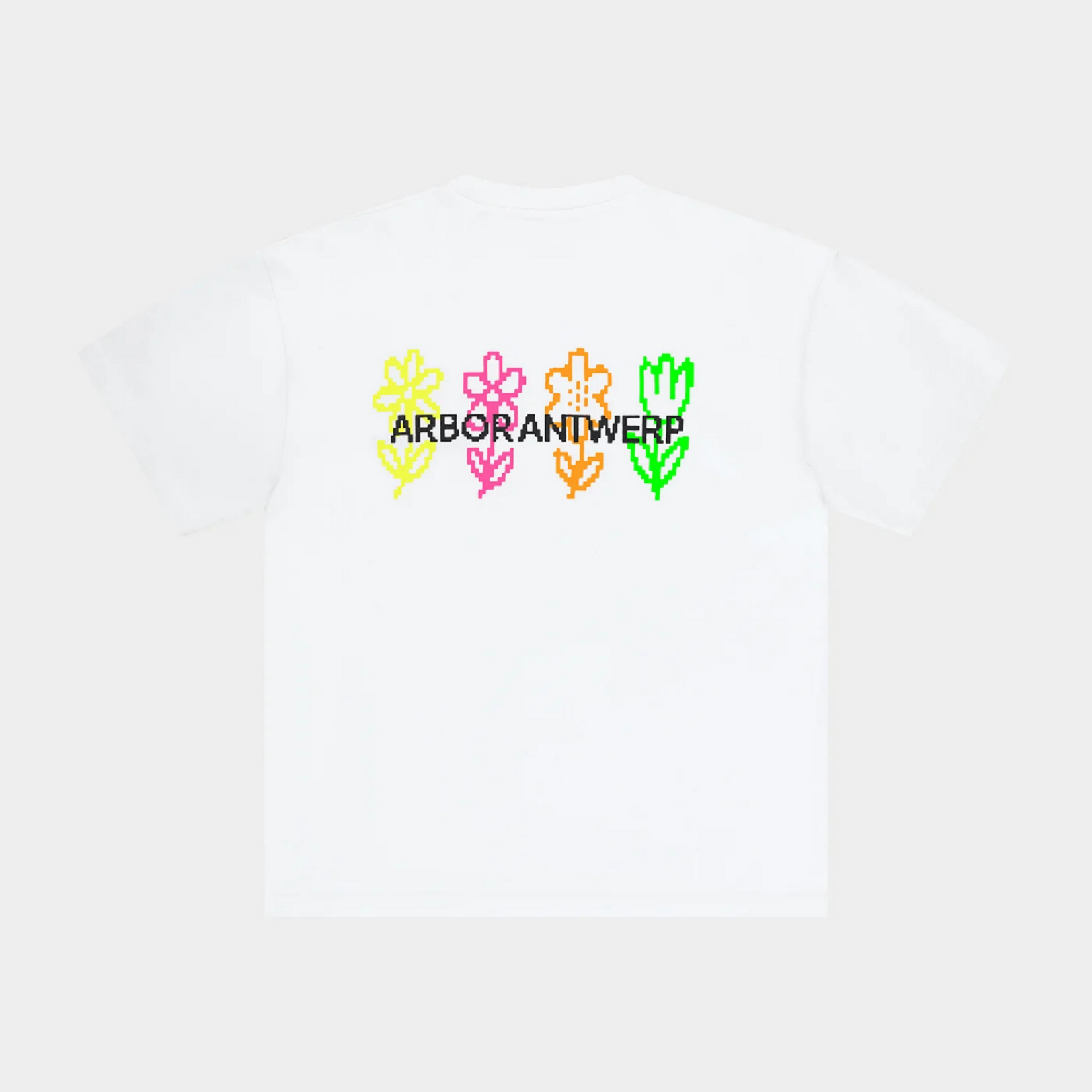 ARBOR ANTWERP ARBOR ANTWERP PIXEL FLOWER T-SHIRT