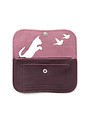 Portemonnaie Cat Chase Aubergine